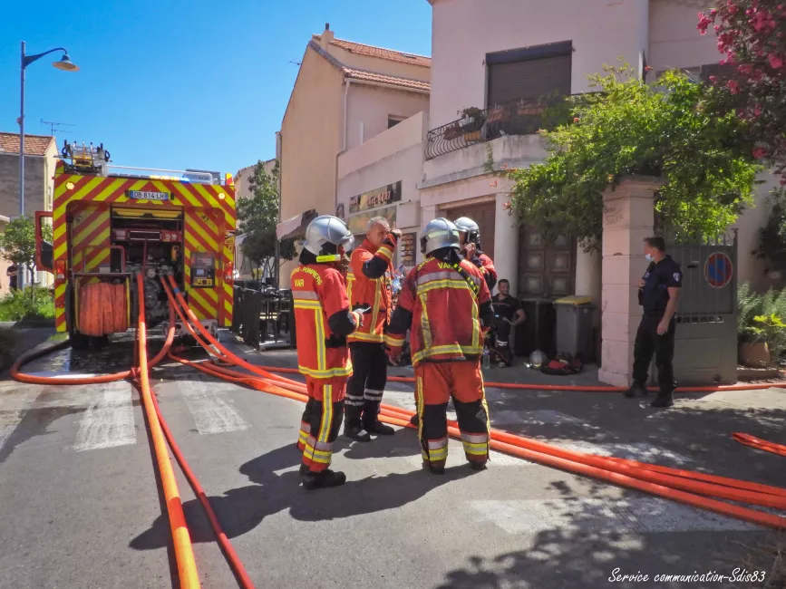 feu d'appartement st mandrier 